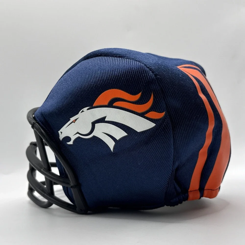 NFL Denver Broncos Helmet Football Build-A-Bear Accessory Blue Orange BAB
